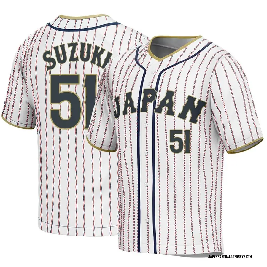 Japan Baseball Men's Seiya Suzuki 2023 World Baseball Classic Jersey