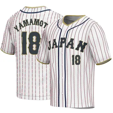 Men's Japan Baseball White 2023 World Baseball Classic Replica Jersey